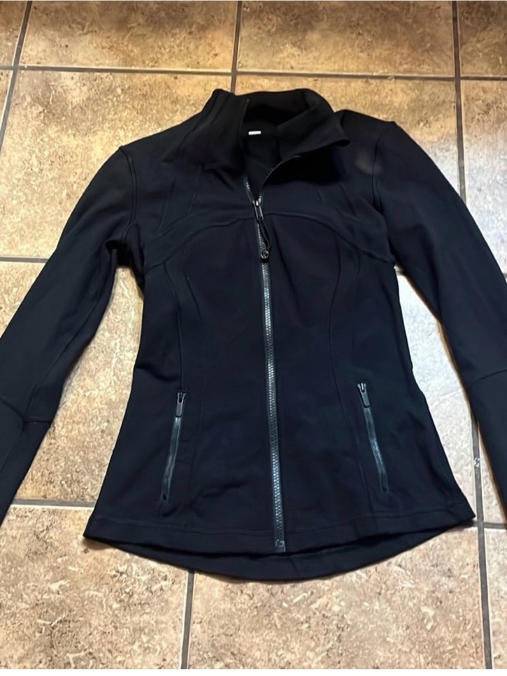 lululemon athletica Black Full-Zip Performance Jacket